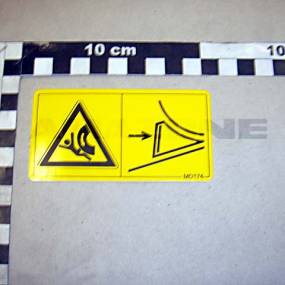 Folie Unterlegkeil Gegen Wegrollen Warnbildzeichen (Md174) Amazone