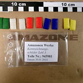 Kennzeichnungsschilder Zahl 3 (945981) Amazone