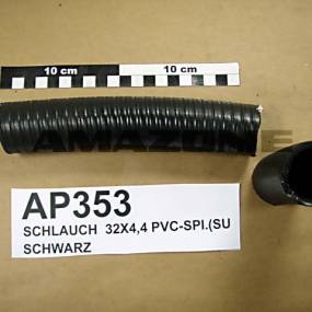 Schlauch 32X4,0 Schwarz Pvc-Spirale (Ap353) Amazone