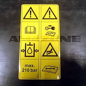 Folie Kombi-Sicherheitsaufkleber Md095-Md096-Md102-Md199 (Md123) Amazone