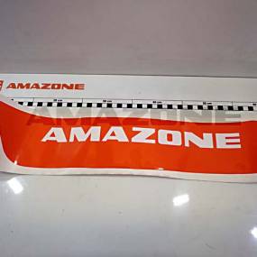 Folie Flaeche Orange Abb Re. Amazone Schriftzug Weiss (Mf1100) Amazone