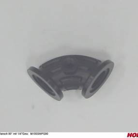 Flansch 90° mit 1/4