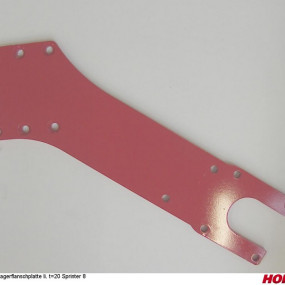 Lagerflanschplatte Li. T=20 Sprinter 8 (31089101) Horsch